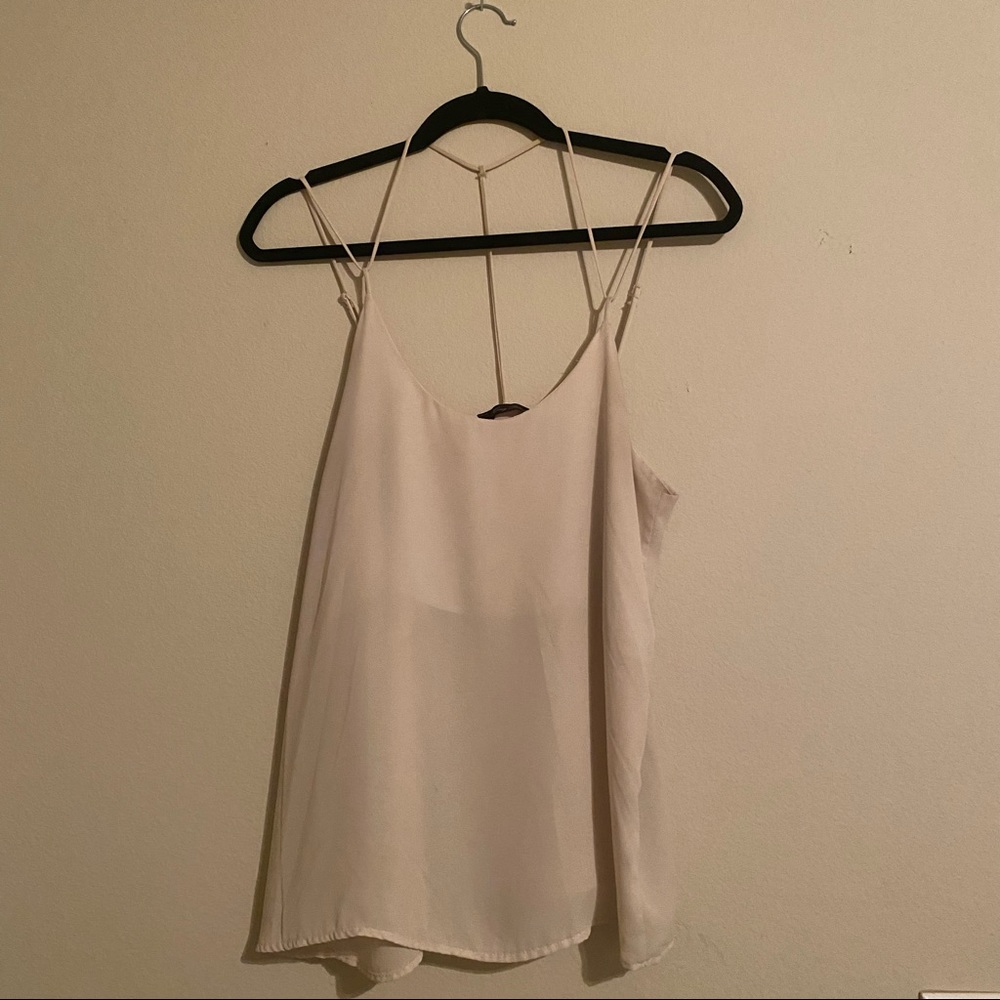 Cream Tank Top
